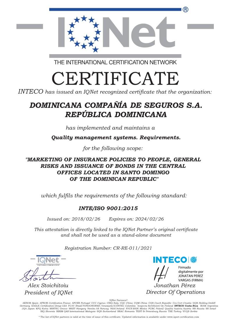 Certificación ISO-27000
